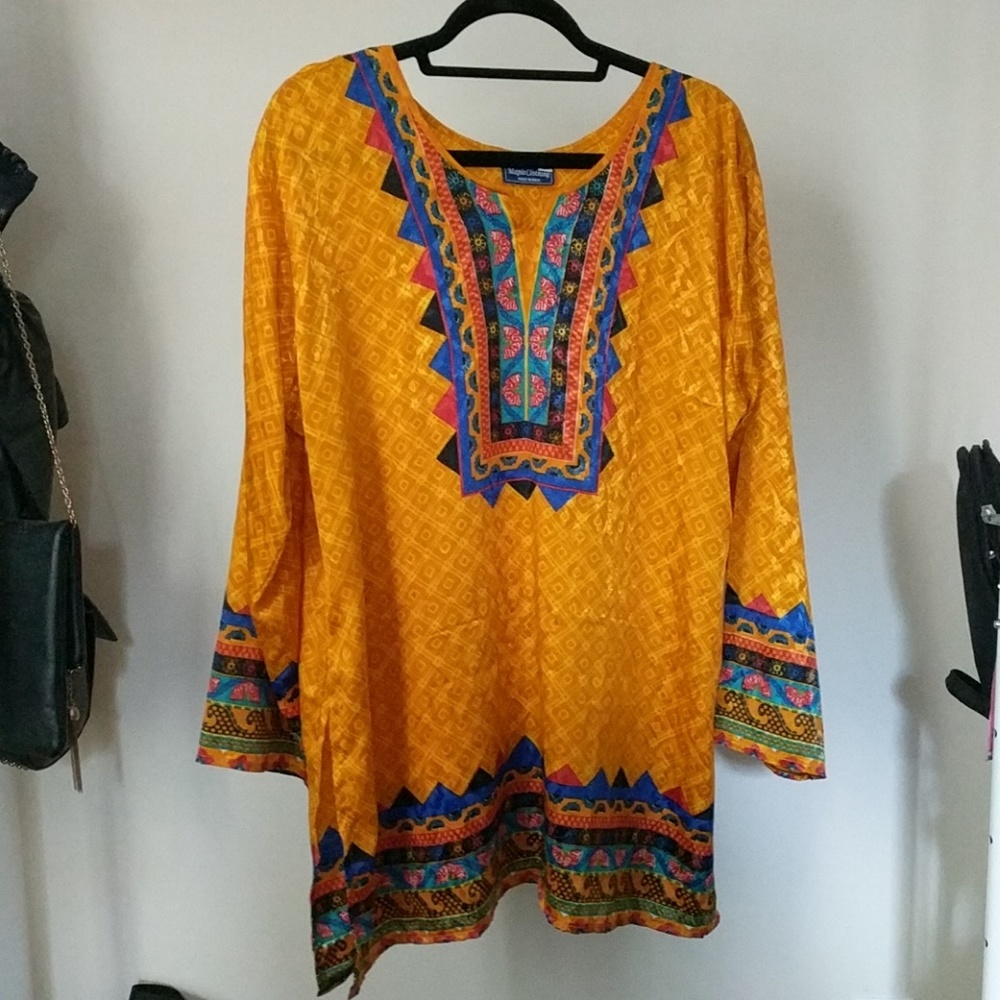 Bright Orange Dance Wear